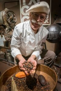 Tolosa. Raga Gorrotxategi en su nuevo museo del chocolate.